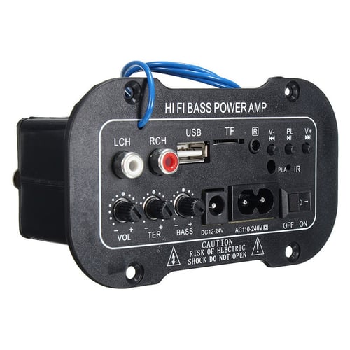 Amplifier Board Audio Bluetooth USB FM Radio TF Player Subwoofer DIY 30W