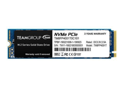 TEAM SSD PCI-e 3.0 x4 512GB with NVMe 1.3 TM8FP4512G0C101