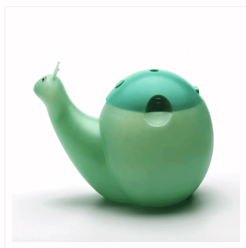 Lovely Snail Shape Humidifier Diffuser Cool Mist Color LED 550ml Green