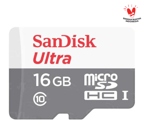 SANDISK Ultra MicroSDHC 16GB Class 10