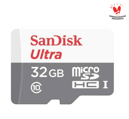 SANDISK Ultra MicroSDHC Card UHS-I Class 10 32GB