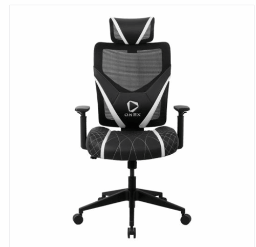 Onex GE300 Premium Quality Mesh Gaming Chair Black White