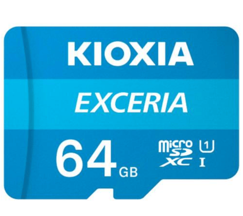 KIOXIA Exceria CL10 U1 R100 with Adapter 64GB