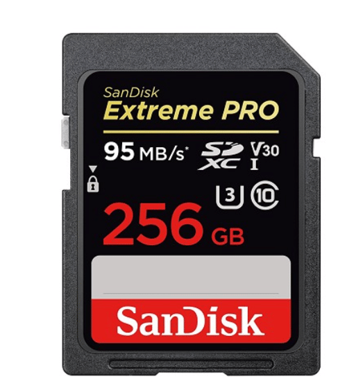 SANDISK SDXC Extreme Pro 256GB Class 10