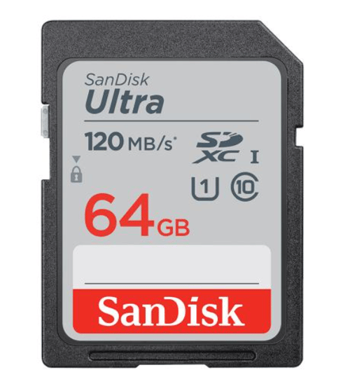SANDISK Ultra SDHC 64GB Class 10