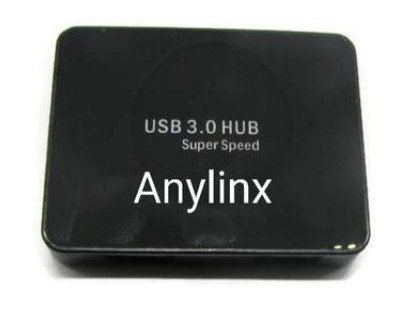 ANYLINX USB 3.0 HUB Super Speed 4 Port - Hitam