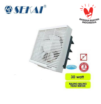 SEKAI Exhaust Fan Dinding / Kipas Angin Hexos 8 Inch - WEF 890