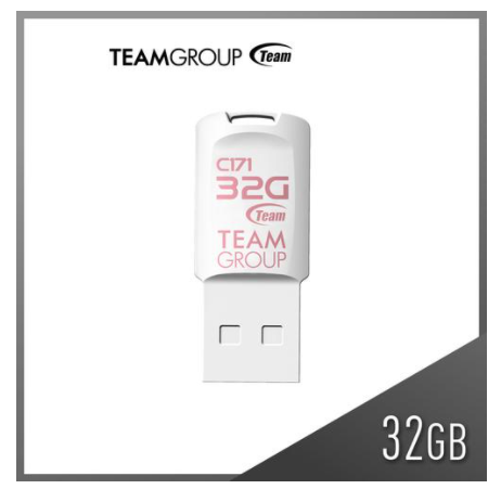 TEAMGROUP FLASHDISK C171 32GB USB 2.0 - WHITE