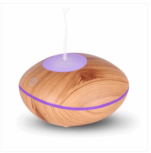 H08 - Humidifier REMOTE VERSION - Aroma 7 Color LED 200ml Light Brown