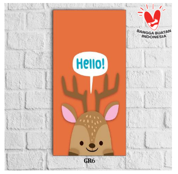Aneka Art Dekorasi Dinding Hello Deer