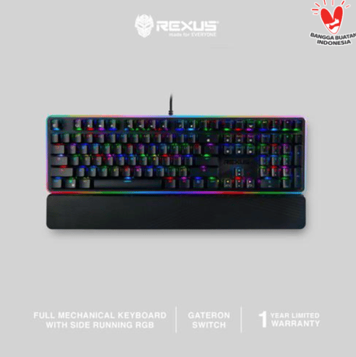 Rexus MX20 PRO RGB Keyboard Gaming Mechanical Legionare