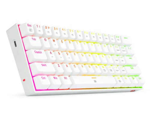 Redragon K630W-RGB echanical Gaming Keyboard RGB DRAGONBORN - Putih
