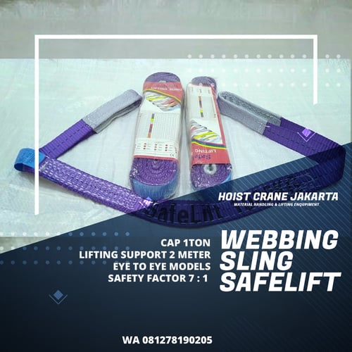 Webbing Sling Safelift CAP 1 TON 2 MTR