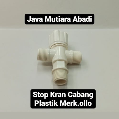 Stop kran Cabang murah Plastik OIIO-Kran Shower Double Tee plastik PVC