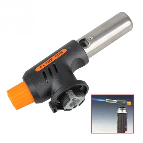 Firetric Portable Gas Torch Butane Flame Gun Non Inverter -Black