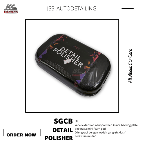 SGCB Detail Polisher - Nano Polisher ( Alat dan Foam Pad saja)