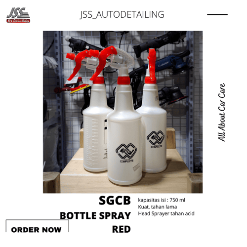 Automotive Care Tools SGCB Plastic Trigger Spray Bottle - Red per Pcs
