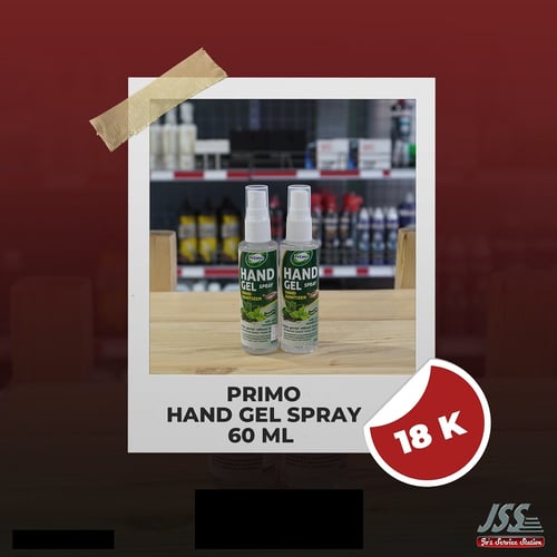 PRIMO HAND GEL Spray Size 60 mL - Hand Sanitizer Spray Aroma Green Tea
