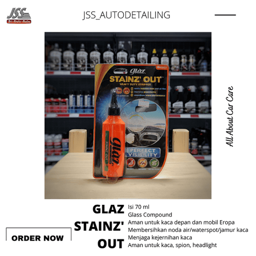 MTX Microtex GLAZ Experts StainZ OUT Glass Compound 70 ml