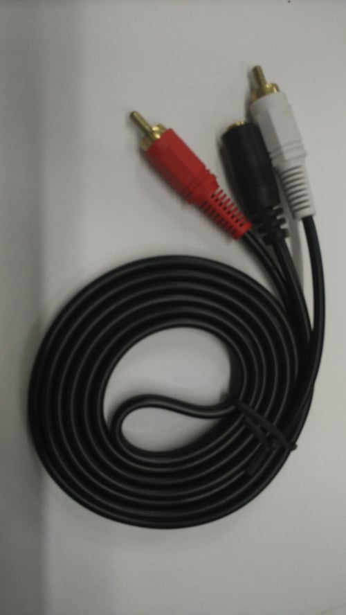 Kabel 3.5mm Female To 2RCA 1.5Mtr