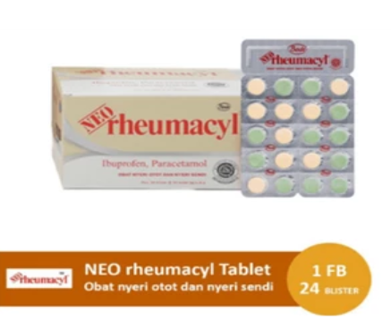 Neo rheumacyl tablet (1 folding box /24 blister /20 tablet) x 576 pcs/karton