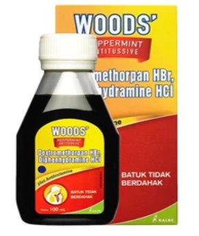Woods Antitussive 100 ml x 54 BOTOL/CTN