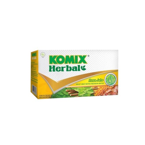 KOMIX HERBAL JAHE 15 ml ( 10 wrapping 3 pack 6 sachet 15 ml/30pack.dus)