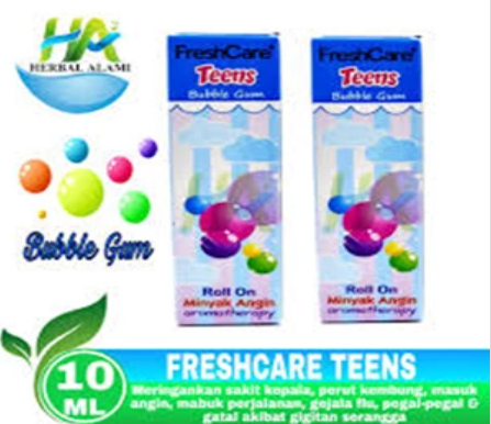 Fresh Care Minyak Angin Aromatherapy Teens Bubble Gum 10 ml per pcs