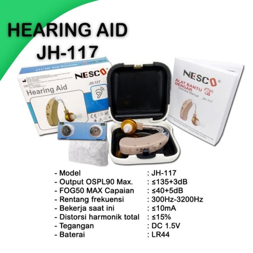 Hearing Aid Jh117 - Alat Bantu Pendegaran