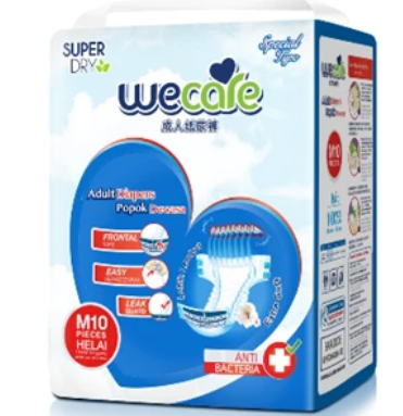 Wecare adult diapers international M10 x 12 bag/karton