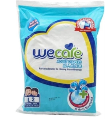Wecare adult diapers L2 per bag
