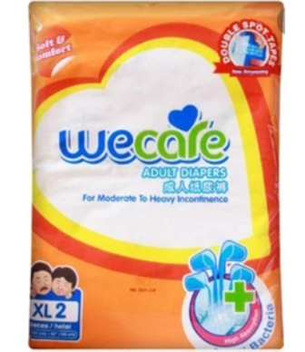 Wecare adult diaper XL2 per bag