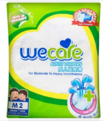 Wecare adult diapers M2 x 30 bag/karton