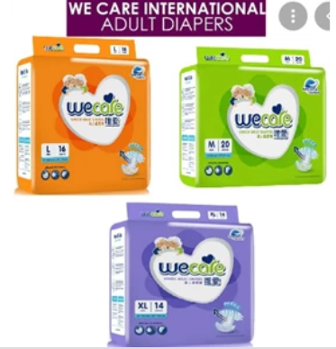 Wecare adult diapers international L16 x 6 bag/karton