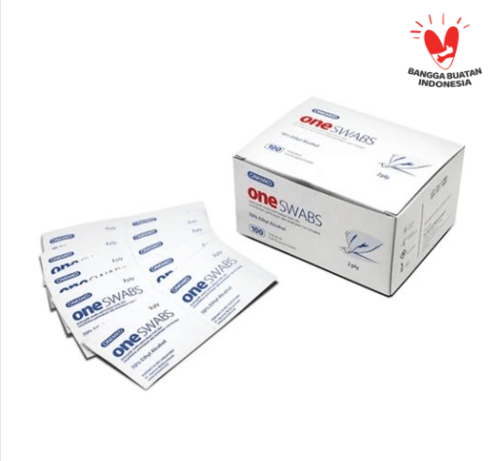 ONEMED One Swabs 2ply 70 persen  Ethyl Alcohol