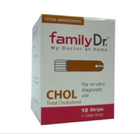 FAMILY Dr Cholesterol Strip 10