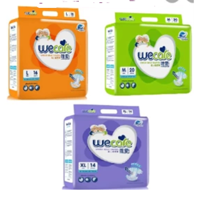 Wecare adult diapers international L16 per bag