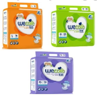 Wecare adult diapers international XL14 per bag