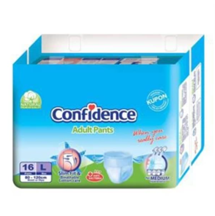 Confidence Adult Pants L 16s x 6 pack