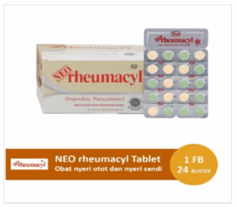 Neo rheumacyl tablet (1 folding box 24 blister 20 tablet) x 576 pcs/karton