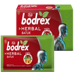 BODREX HERBAL BTK/SYR 15ML SAC x 180 pcskarton