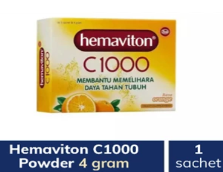 Hemaviton c1000 orange powder 4 gr x 900 sachet/karton