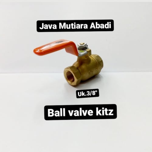 Ball valve kuningan/Brass 3/8(inch)/Stop kran kuningan merk Kitz