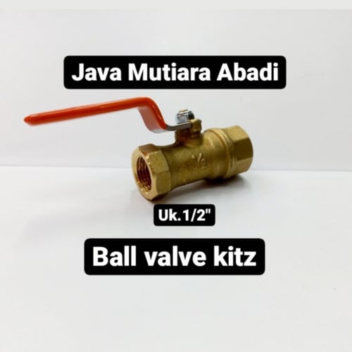 Ball valve kuningan/Brass 1/2(inch)/stop kran kuningan merk kitz