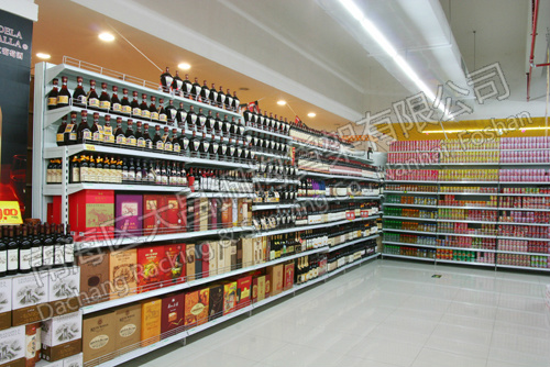 TERBAIK Rak Supermarket/Minimarket Dc-17 Load,80kg/level Tahan Karat,