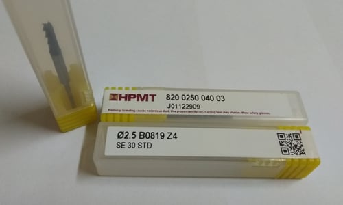 HPMT Endmill Carbide Std 4 Mata Tipe 820 Dia 2.5