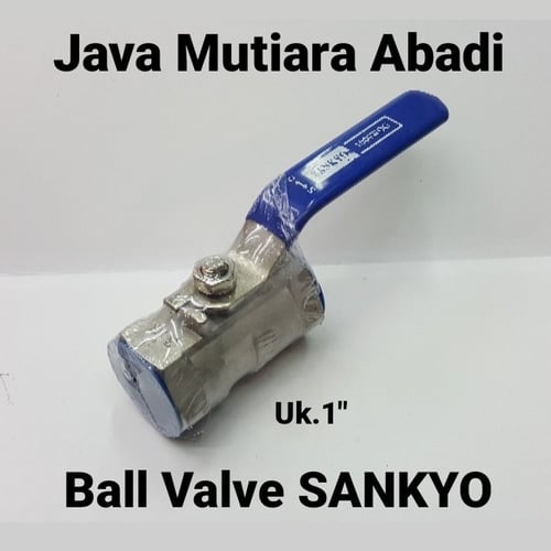 Kran air ball valve stainless steel SANKYO 1PC 1(inch)