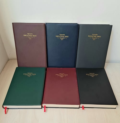 Agenda Deluxe 2022 Aneka Warna Cover Leather