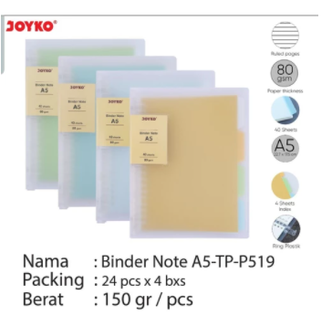 Binder Note Joyko A5 TP-P519