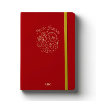 A5 Recipe Journal Red